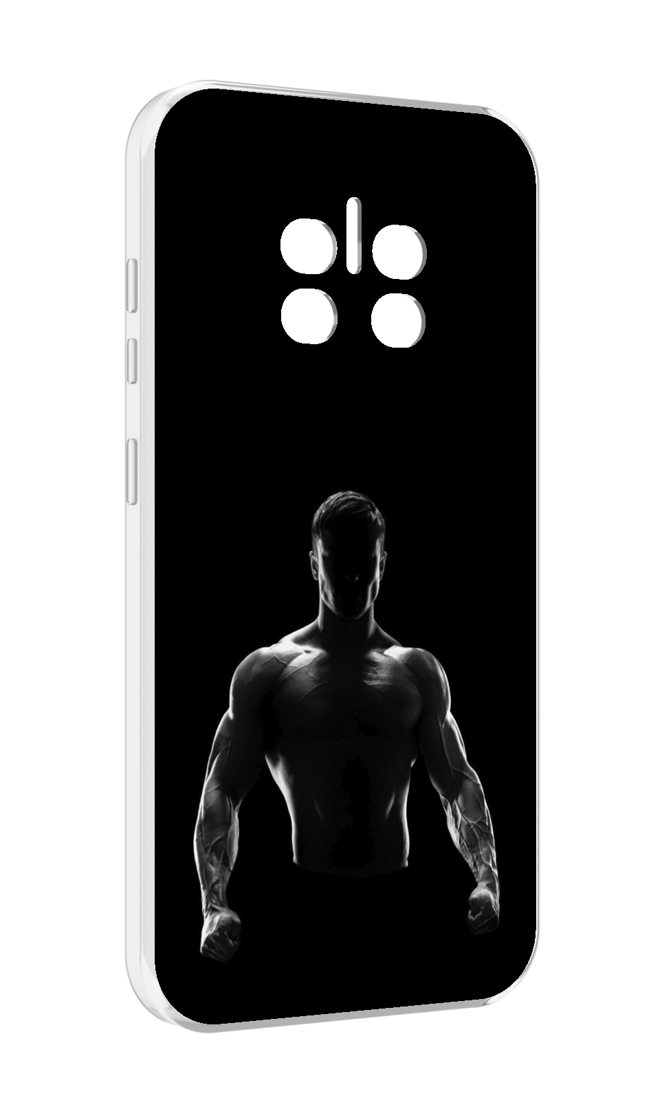 

Чехол MyPads накаченный мужчина в тени мужской для Doogee V11, Прозрачный, Tocco