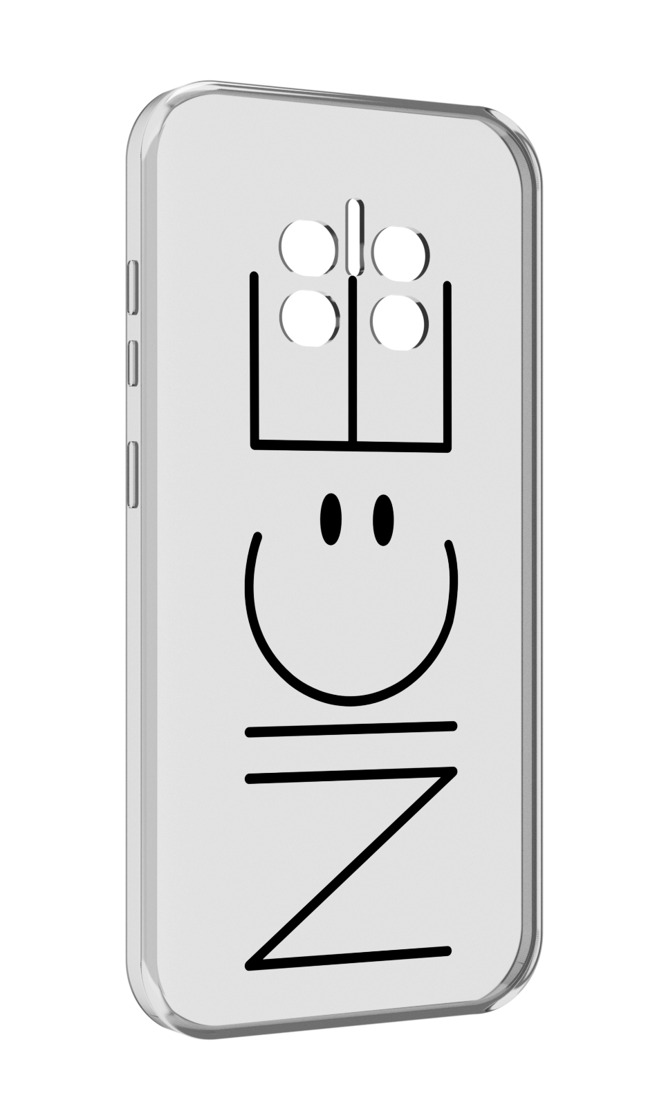 

Чехол MyPads найс-надпись для Doogee V11, Прозрачный, Tocco