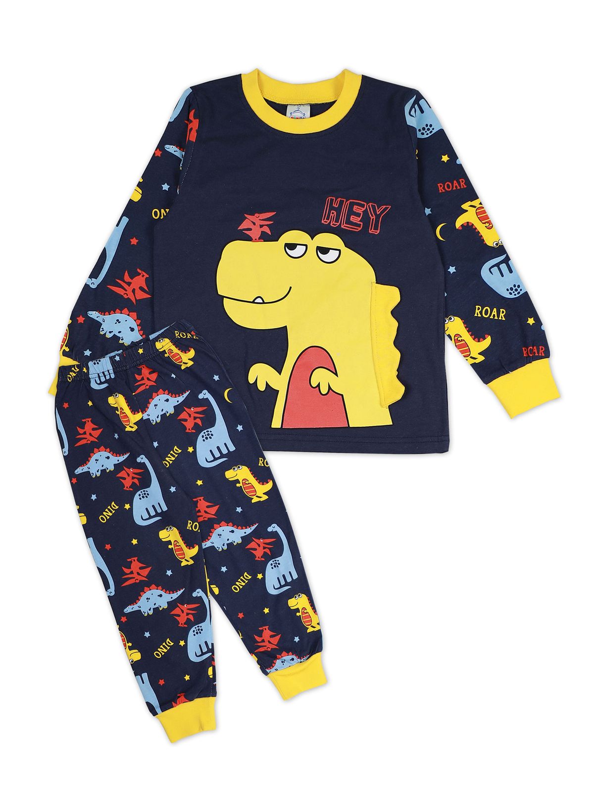

Пижама для мальчиков Bonito kids цв. темно-синий р.104 6524-01, 6524-01