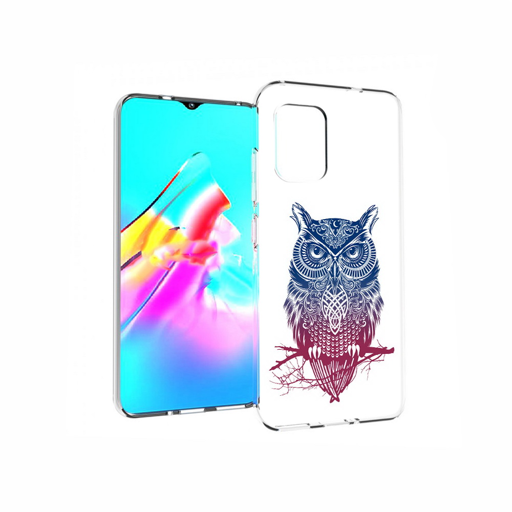 

Чехол MyPads Tocco для Asus Zenfone 8 хиппи сова, Прозрачный, Tocco