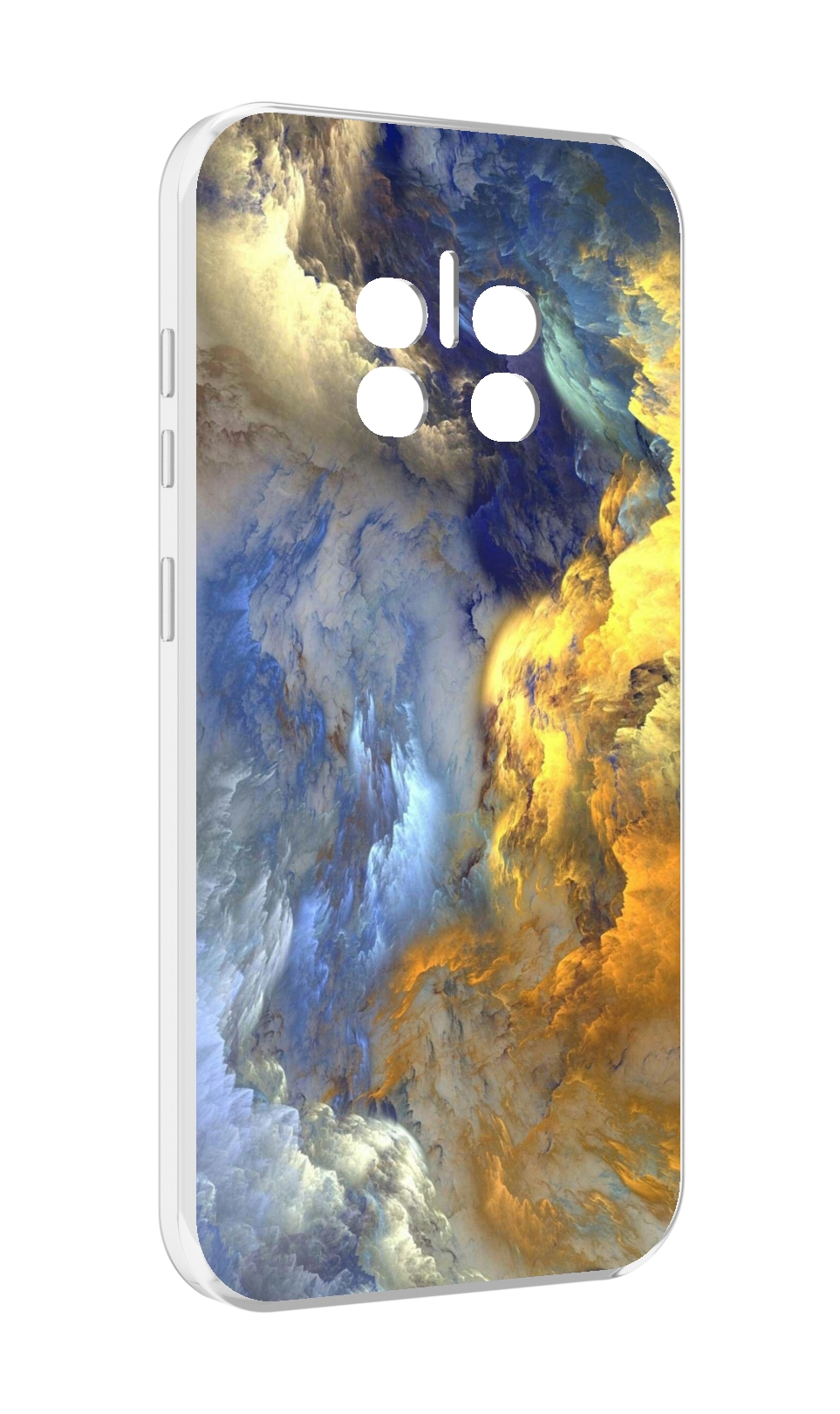 

Чехол MyPads мраморное небо для Doogee V11, Прозрачный, Tocco