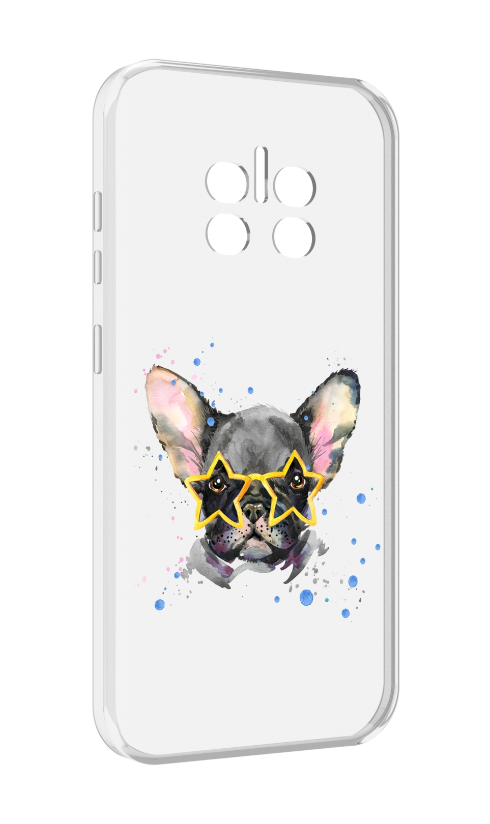 

Чехол MyPads буля в очках для Doogee V11, Прозрачный, Tocco