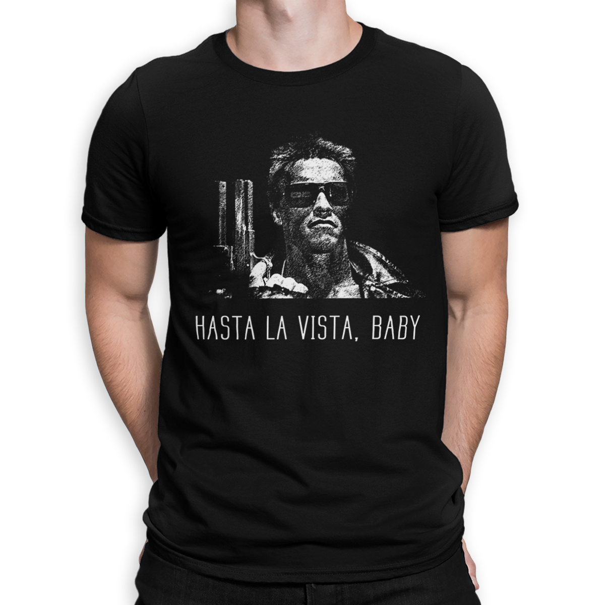 

Футболка мужская DreamShirts Studio Терминатор - Арнольд Шварценеггер TE2 черная XL, Черный, Терминатор - Арнольд Шварценеггер TE2