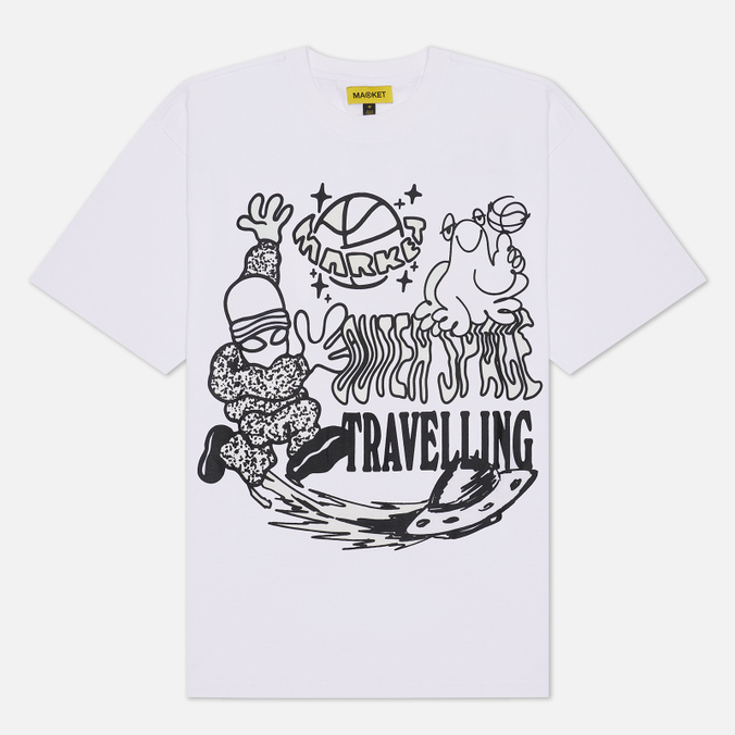 

Футболка мужская MARKET Outer Space Traveling Uv белая M, Outer Space Traveling Uv