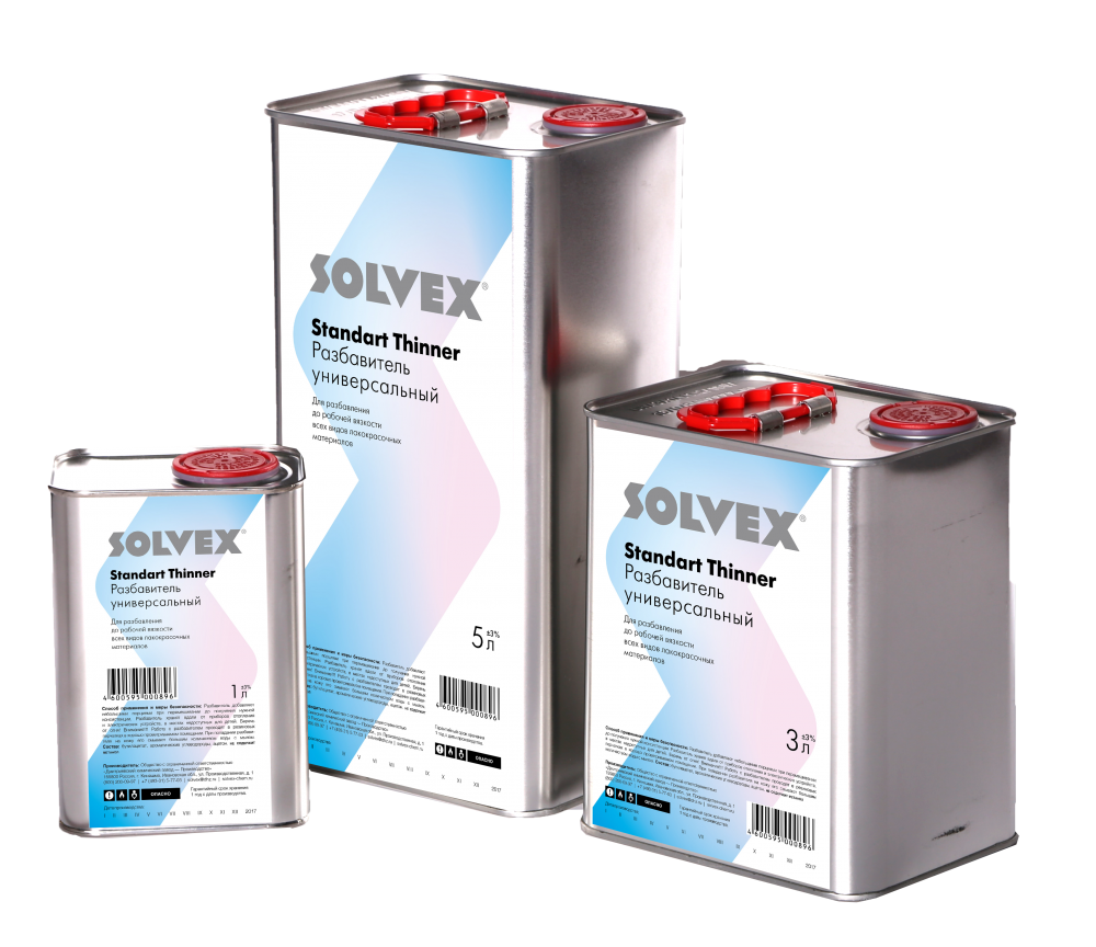 

Разбавитель универсальный Solvex 5 л (в жести)