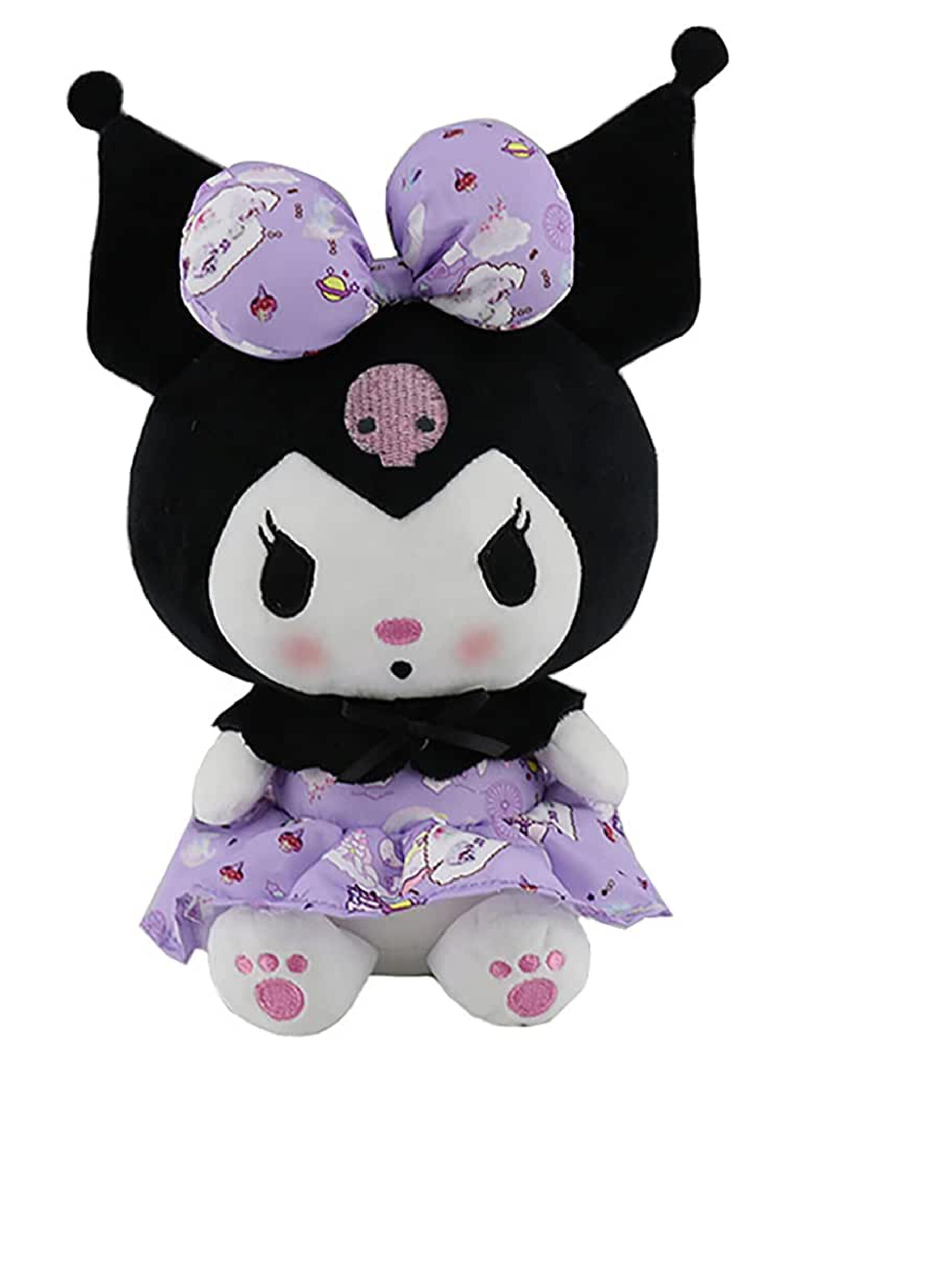 

Игрушка мягкая La-LaLand Принцессы Лолиты Куроми аниме сиреневый 25 см, Черный, Куроми аниме