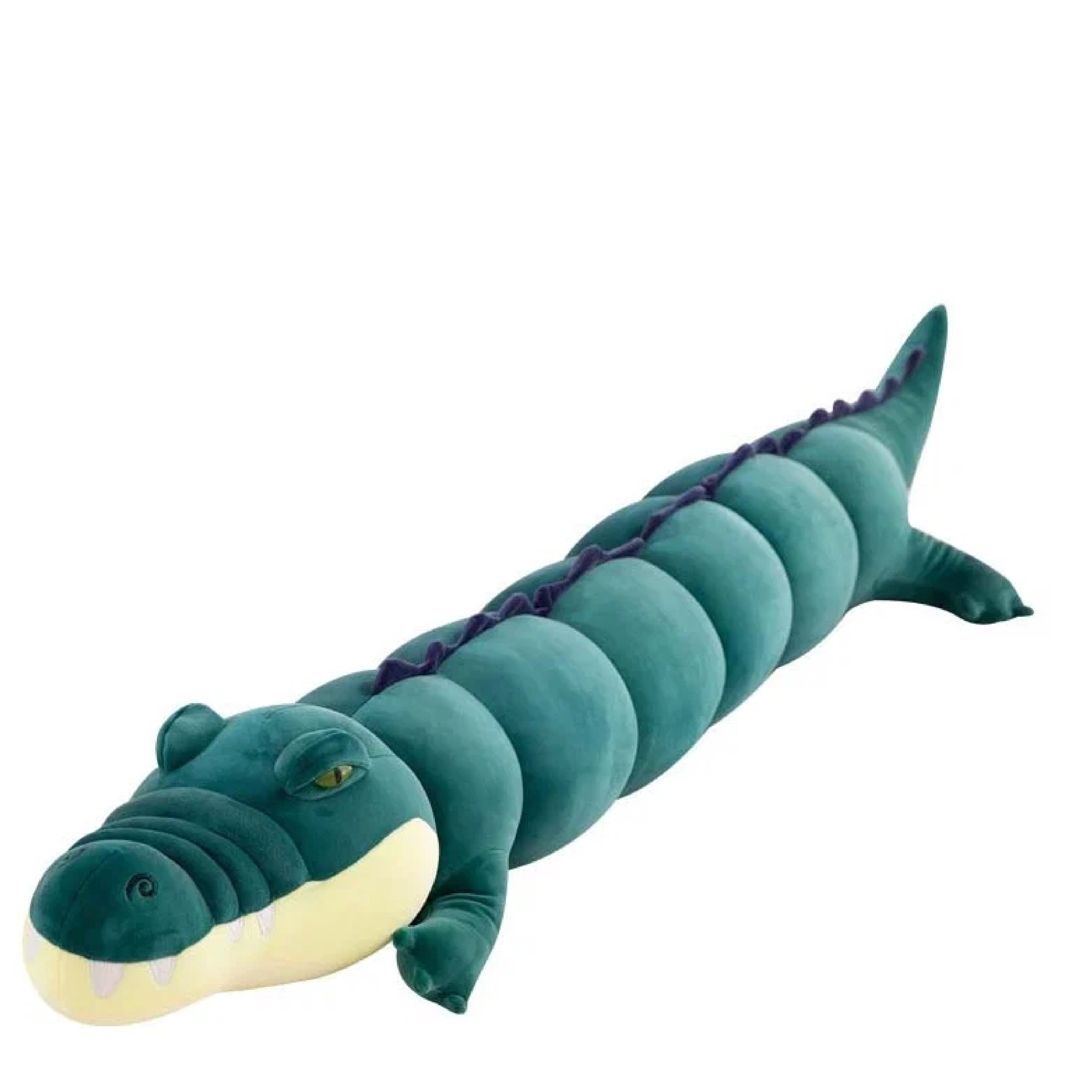 Мягкая игрушка La-LaLand Длинный Крокодил темно-зеленый 120 см мягкая игрушка merimeri крокодил джереми