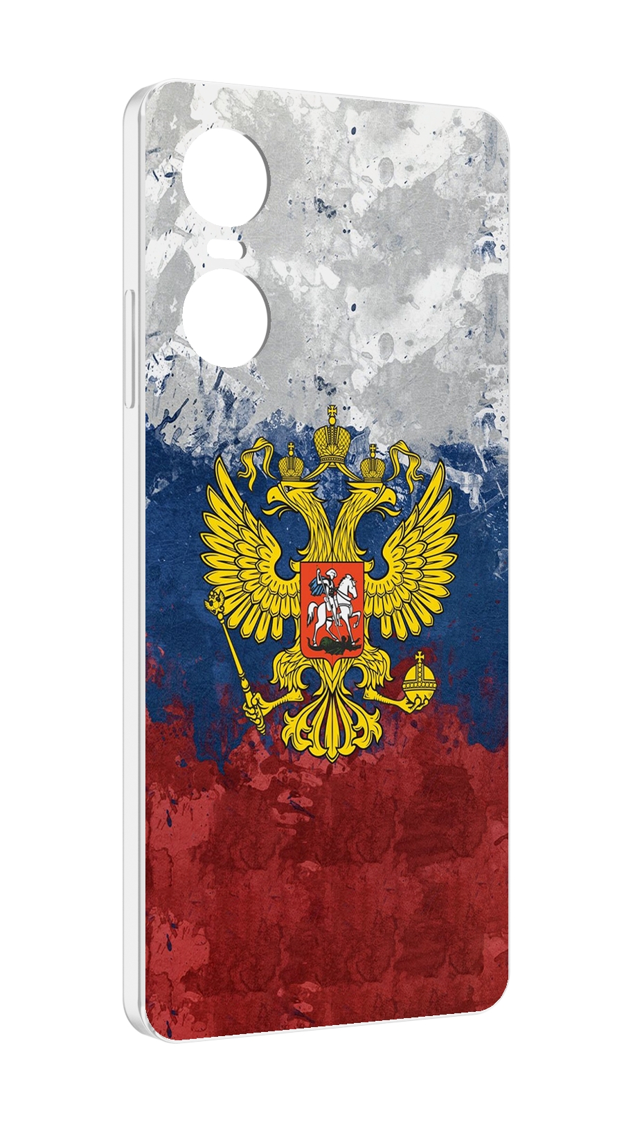 

Чехол MyPads герб-России для Tecno Pop 6 Pro, Прозрачный, Tocco