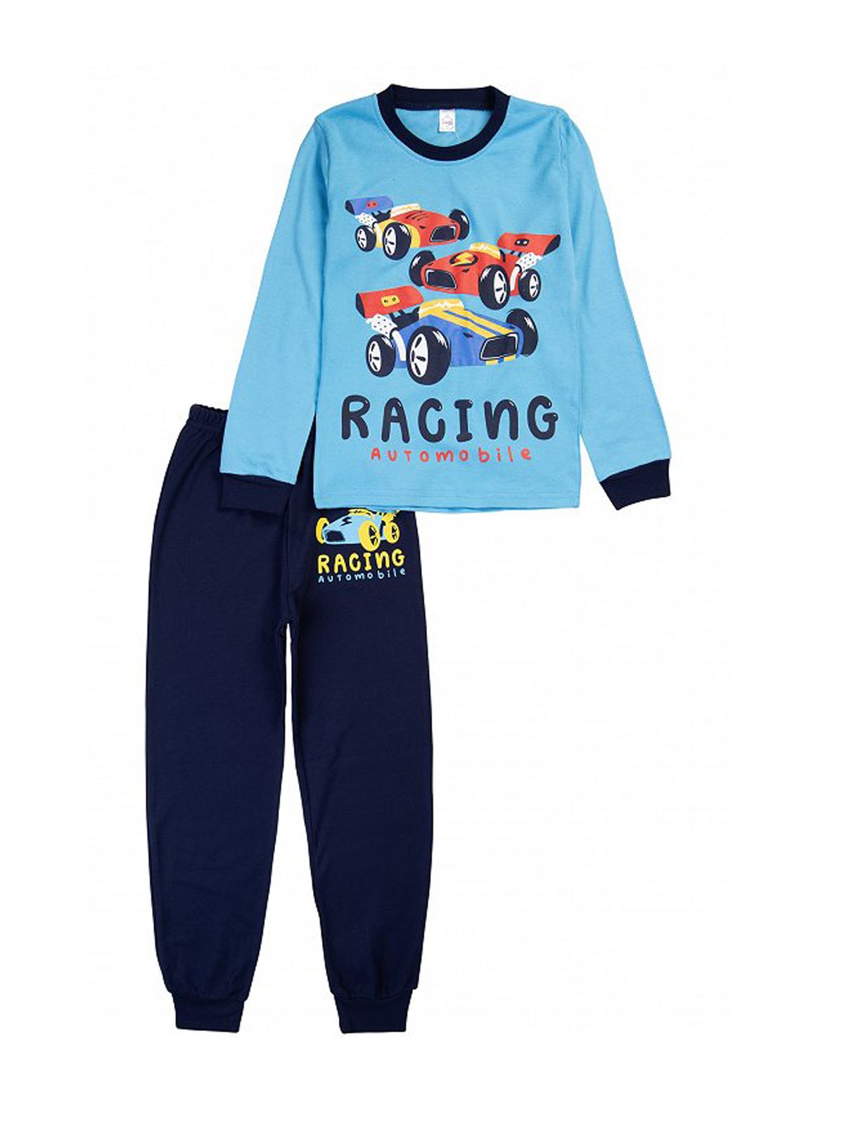 

Пижама для мальчиков Bonito kids цв. голубой р.146 6530-01, 6530-01