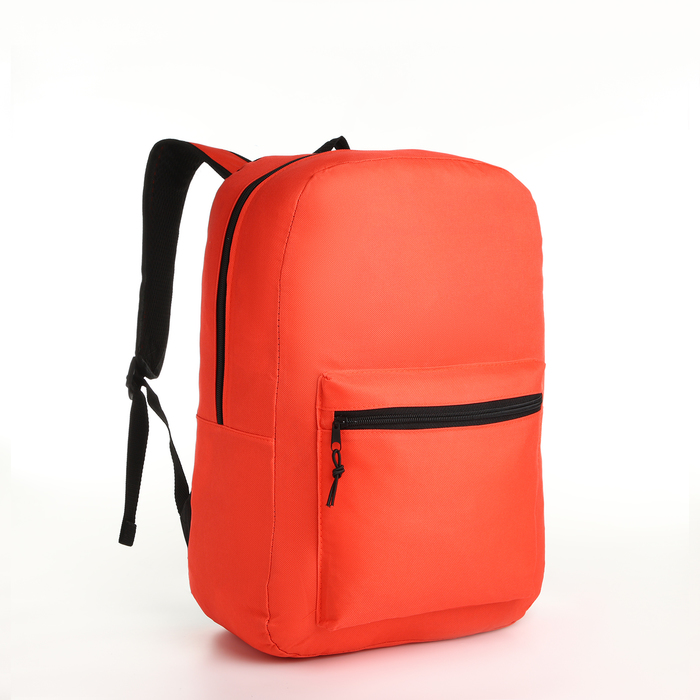 Рюкзак молодёжный Спорт 10205774 на молнии наружный карман цвет красный