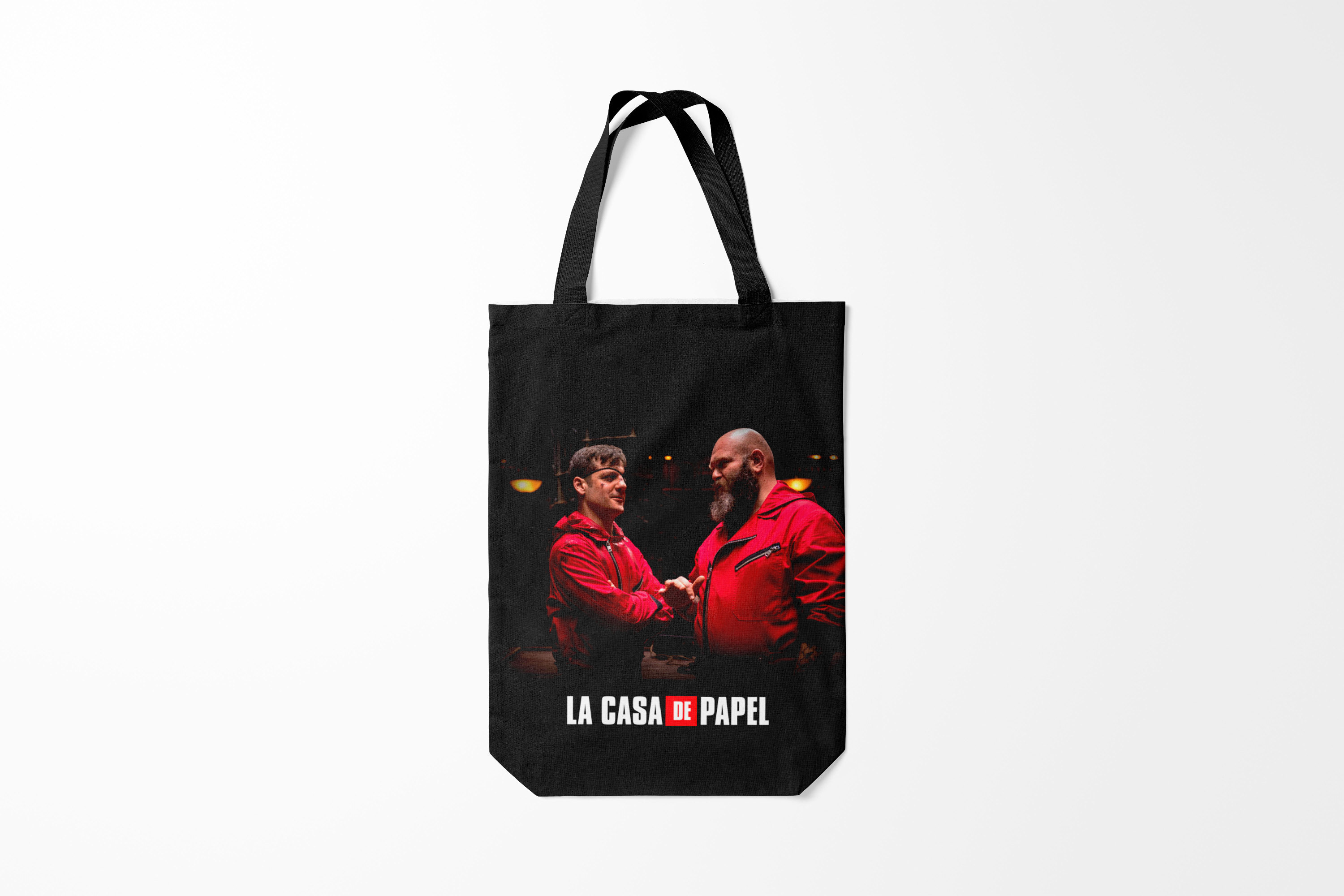 

Сумка шoппер унисекс Burnettie Бумажный дом La Casa de Papel, черный, Бумажный дом La Casa de Papel