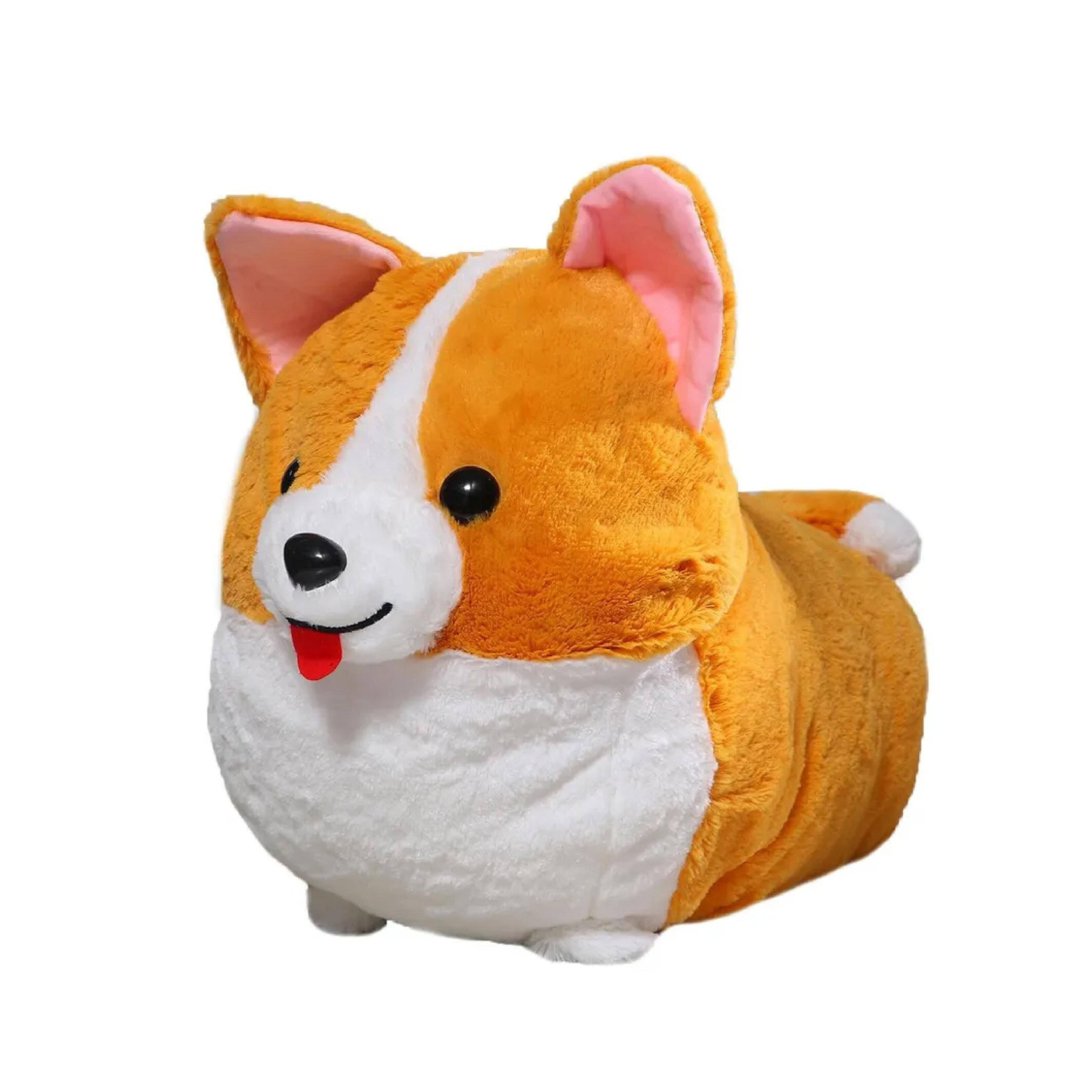 

Мягкая игрушка La-LaLand Корги мальчик 60 см, Оранжевый, Корги мальчик