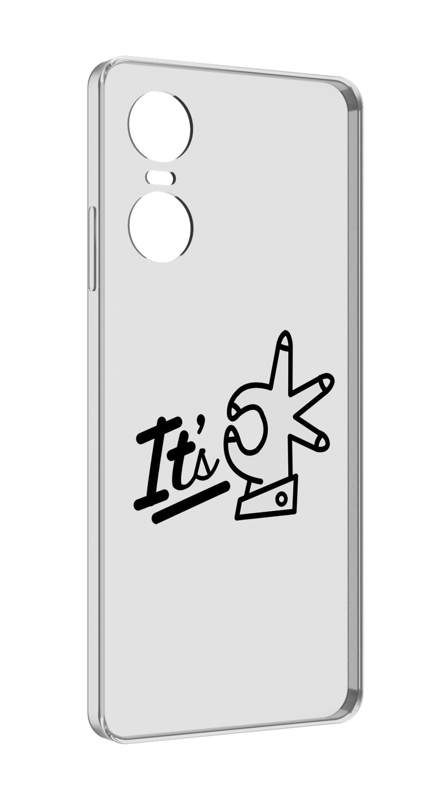 

Чехол Mypads Все-Ок Для Tecno Pop 6 Pro, Прозрачный, Tocco