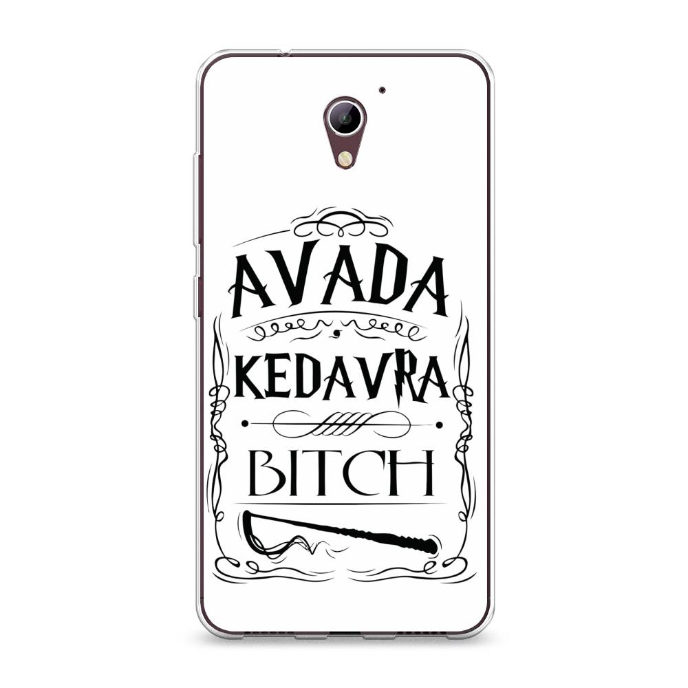 

Чехол на ZTE Blade A510 "Avada kedavra bitch", Белый;серый;черный, 130150-6