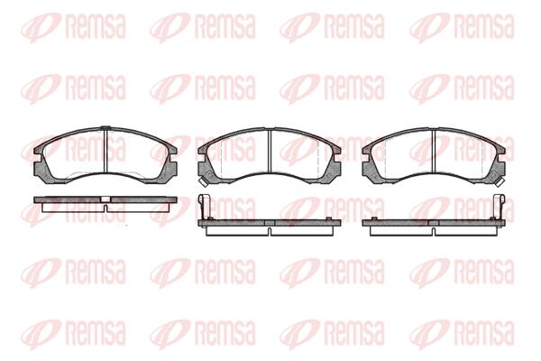 

Колодки тормозные Remsa 035402