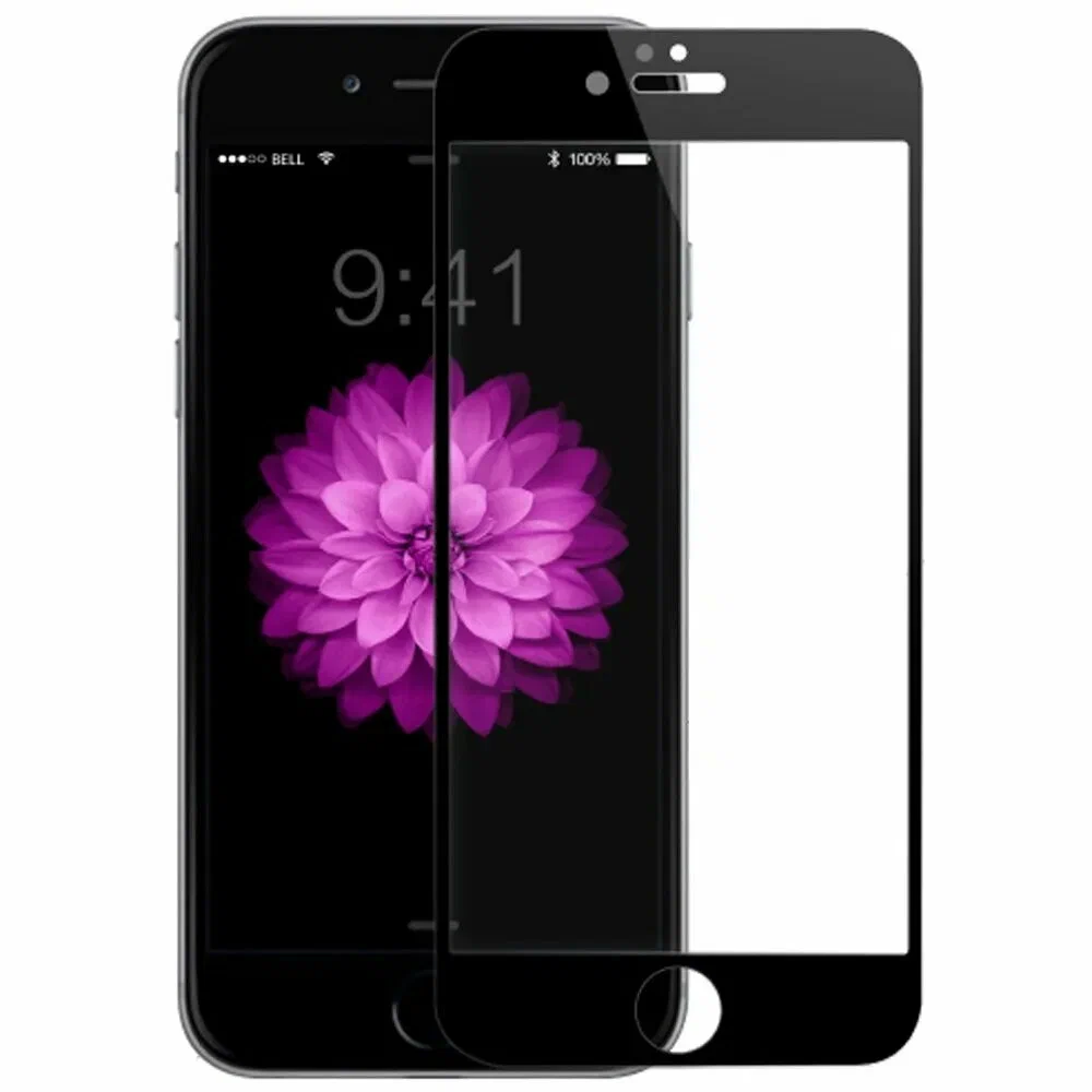 

Защитное стекло для Apple iPhone 6 Plus закаленное, полное покрытие, черный