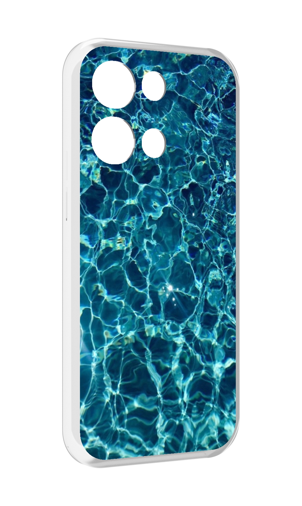 

Чехол MyPads красивая голубая вода для OPPO Reno8 Pro, Прозрачный, Tocco