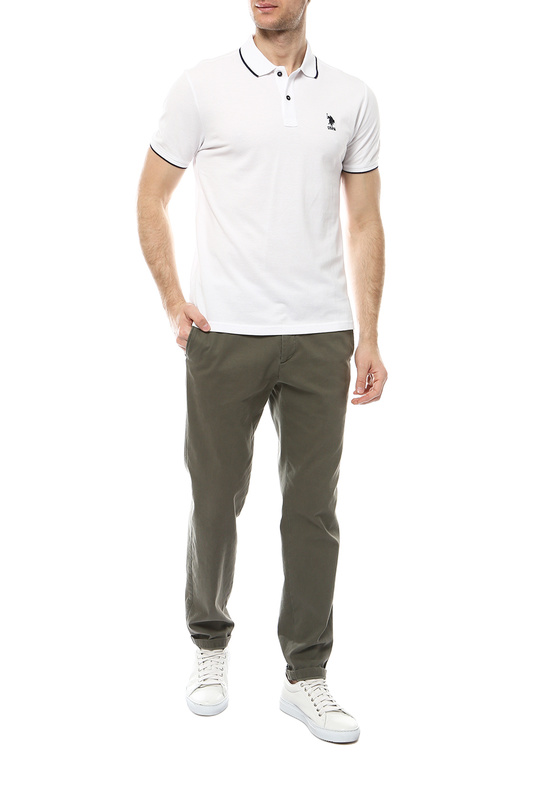 

Футболка-поло мужская G081SZ0110SANS U.S. POLO Assn. белая 50 RU, G081SZ0110SANS