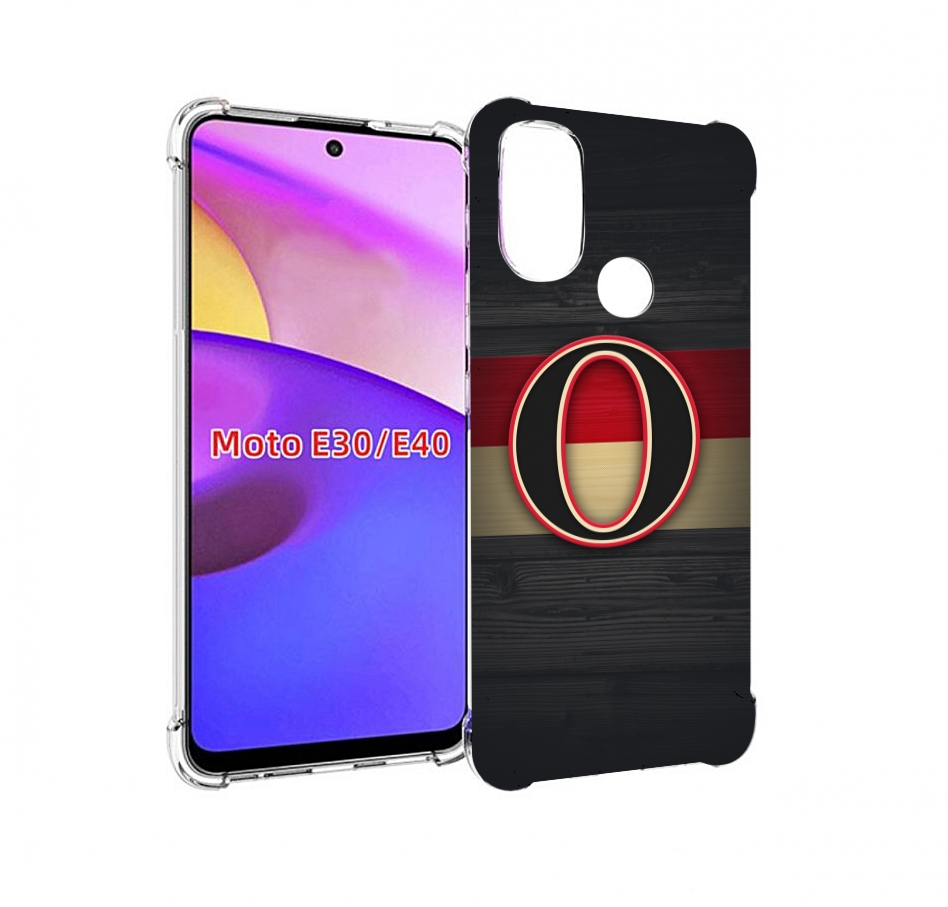 

Чехол бампер MyPads оттава сенаторс для Motorola Moto E30., Прозрачный, Tocco