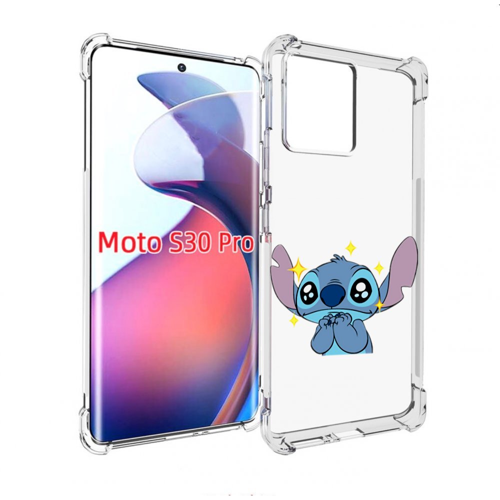 

Чехол MyPads милый-стич детский для Motorola Moto S30 Pro, Прозрачный, Tocco