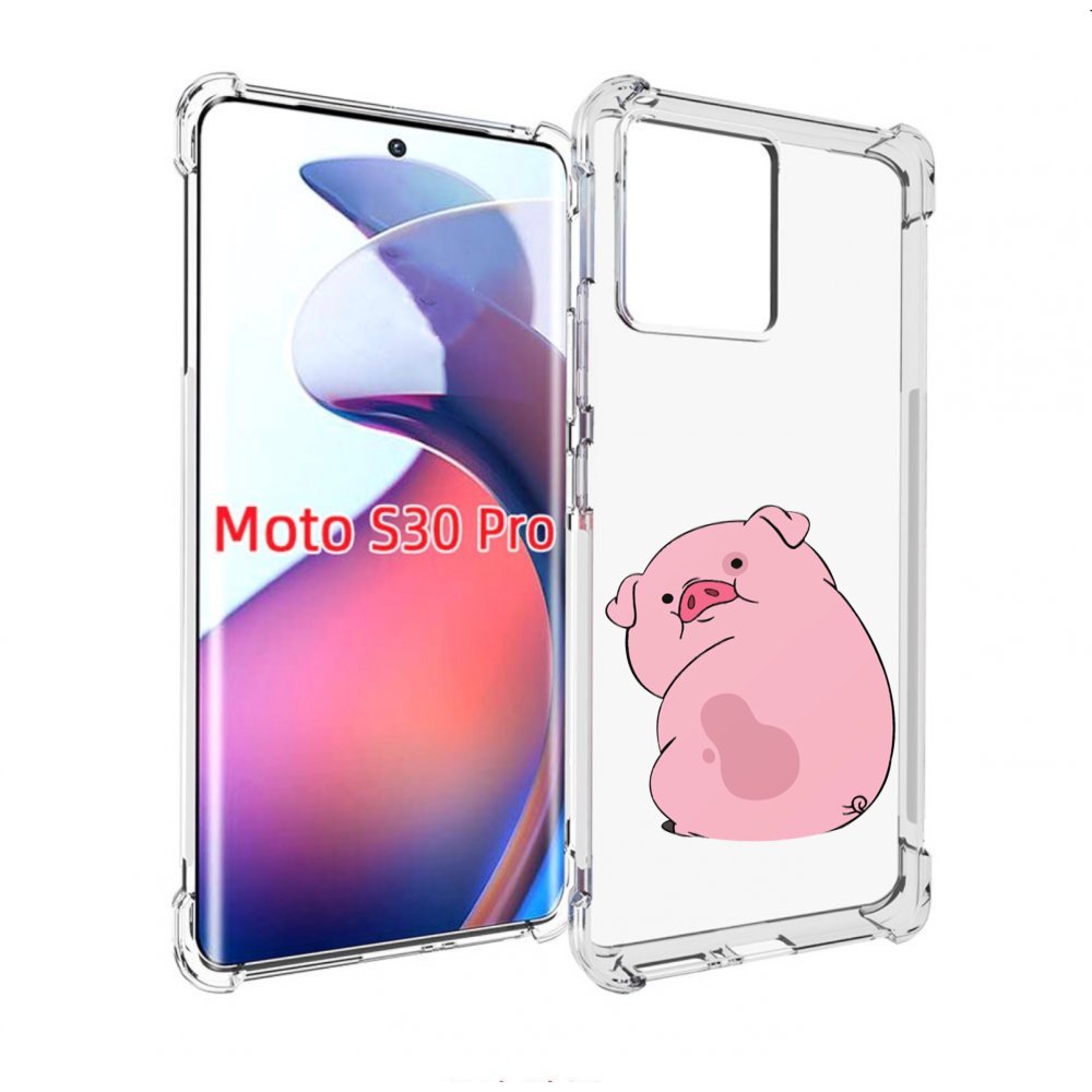

Чехол MyPads милый-поросенок детский для Motorola Moto S30 Pro, Прозрачный, Tocco