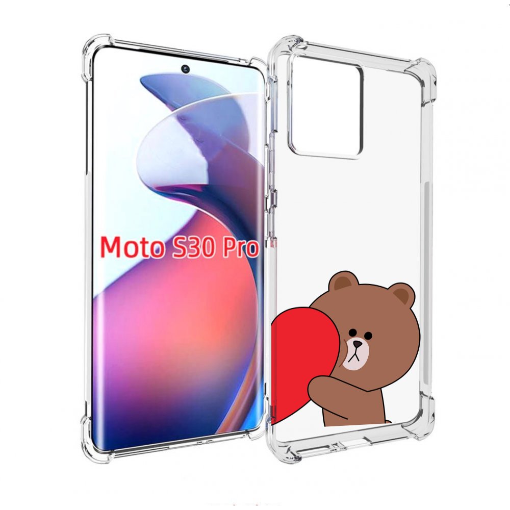 

Чехол MyPads медвежонок детский для Motorola Moto S30 Pro, Прозрачный, Tocco
