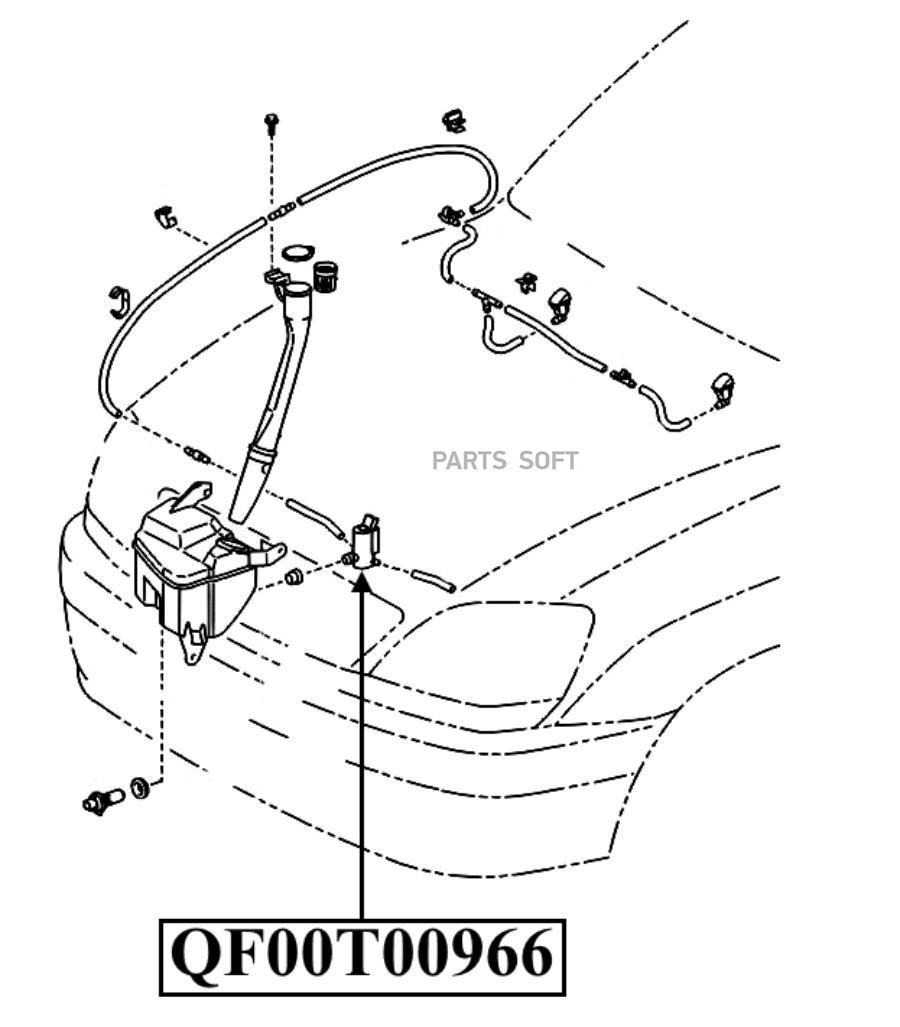 

Моторчик Омывателя QUATTRO FRENI qf00n00071
