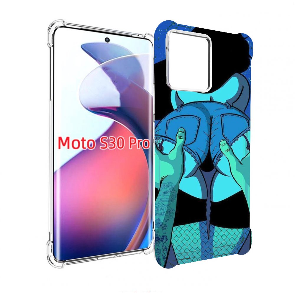 

Чехол MyPads любитель потрогать для Motorola Moto S30 Pro, Прозрачный, Tocco
