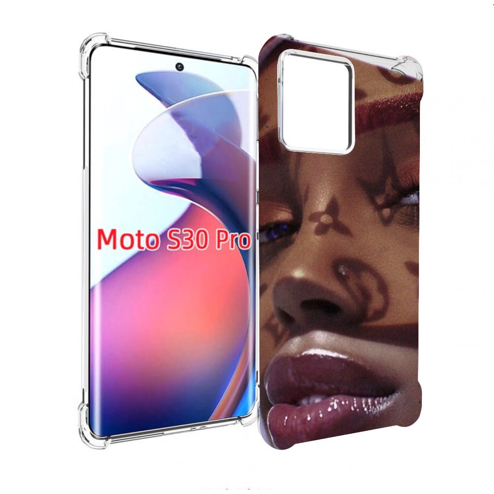 

Чехол MyPads лицо девушки тень женский для Motorola Moto S30 Pro, Прозрачный, Tocco