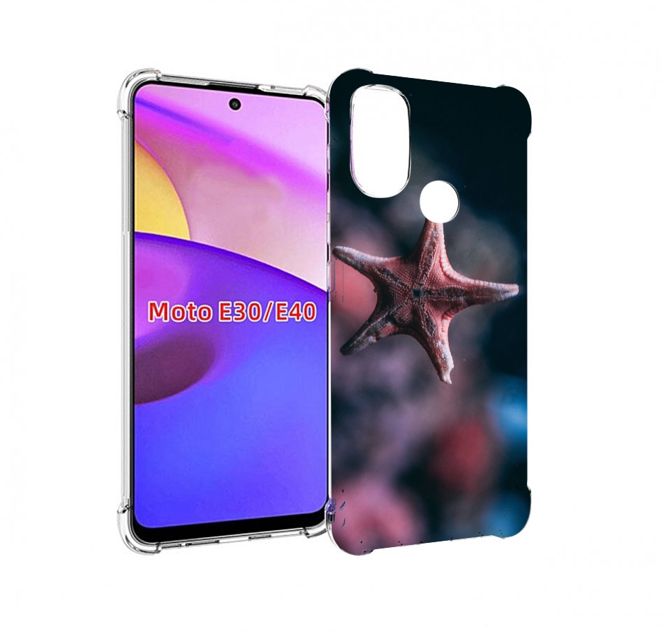 

Чехол бампер MyPads морская-звезда---starfish для Motorola Moto, Прозрачный, Tocco