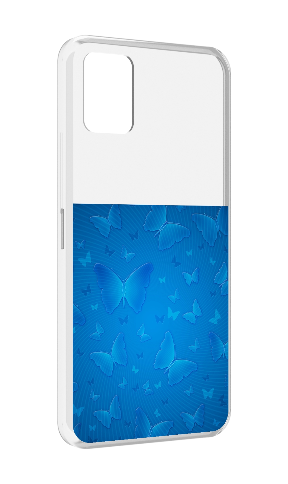 

Чехол MyPads голубые-бабочки для Umidigi Power 5, Прозрачный, Tocco