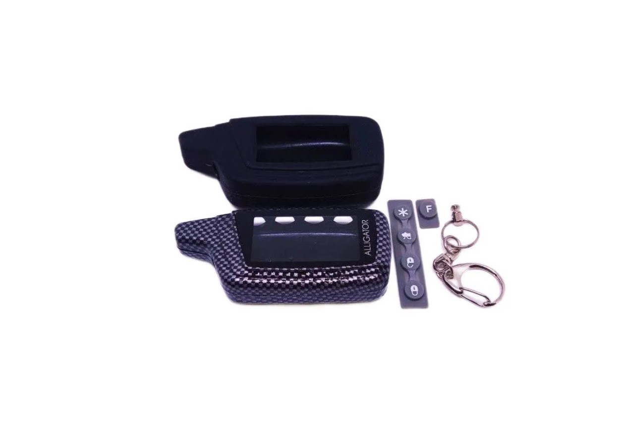 

Корпус брелока Alligator S800, S825, S850, S875 и силиконовый чехол черного цвета, Alligator S825