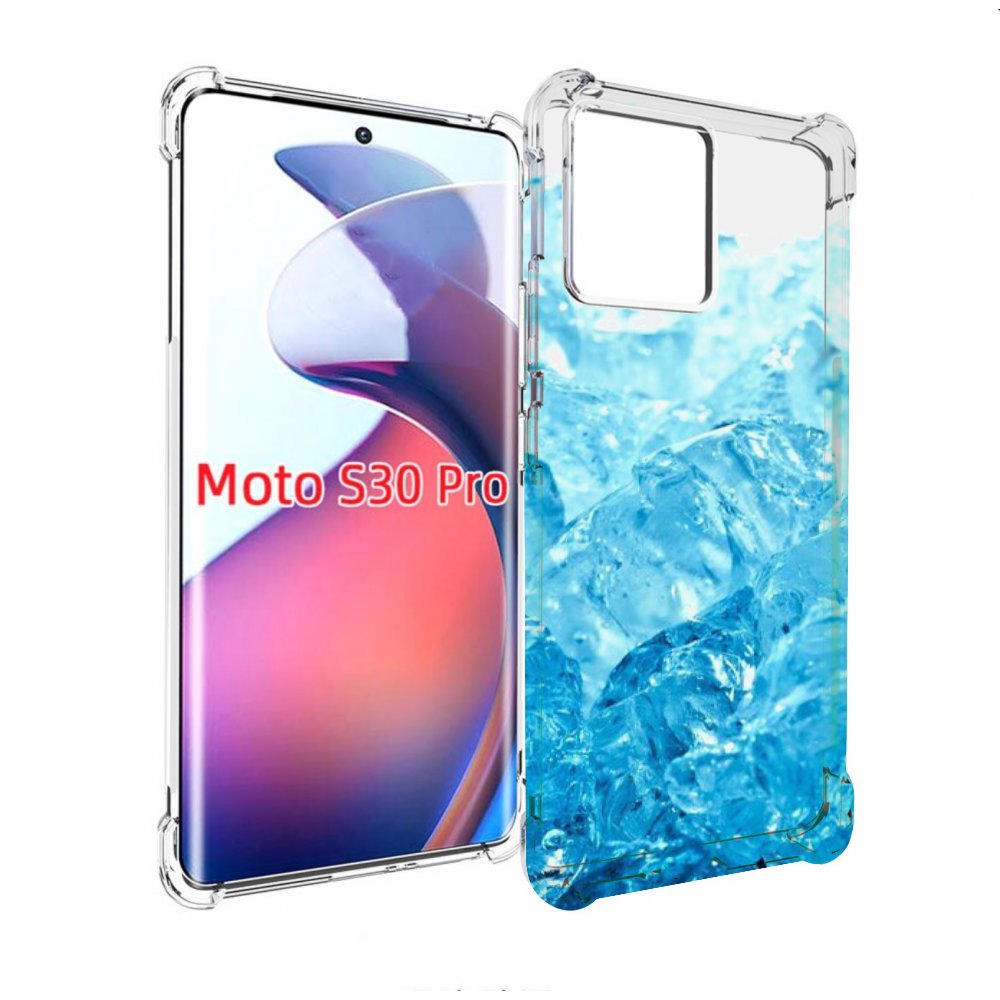 

Чехол MyPads кусочки-льда для Motorola Moto S30 Pro, Прозрачный, Tocco