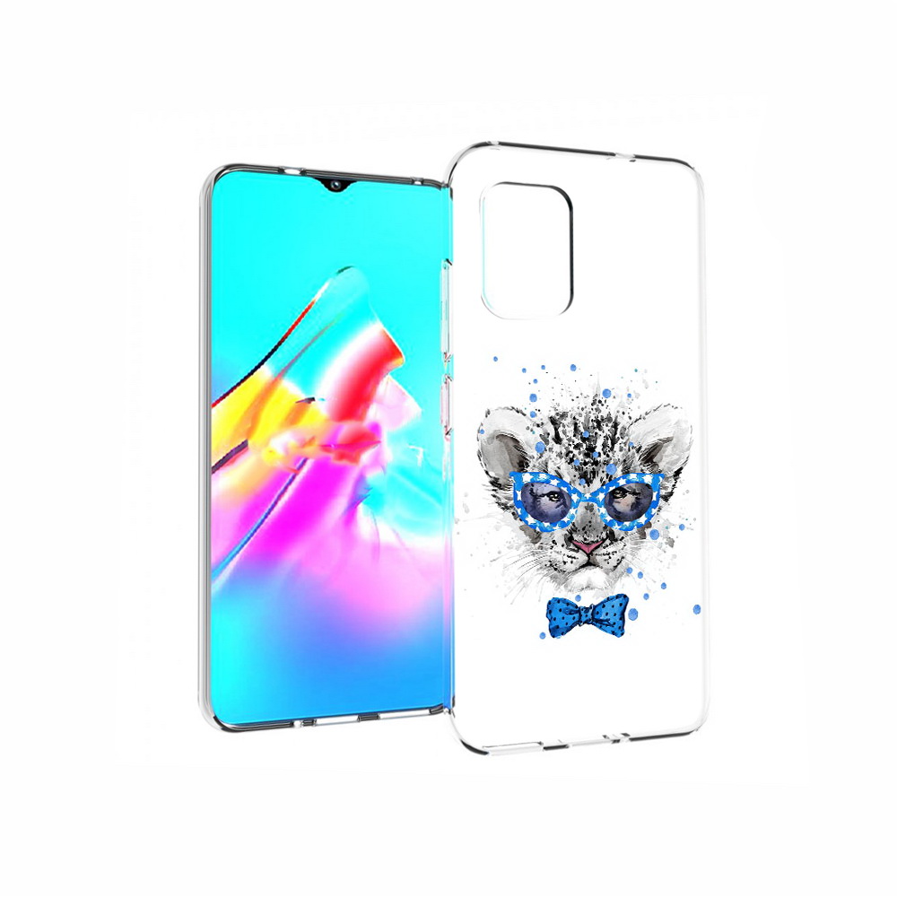 Чехол MyPads Tocco для Asus Zenfone 8 тигренок с бабочкой