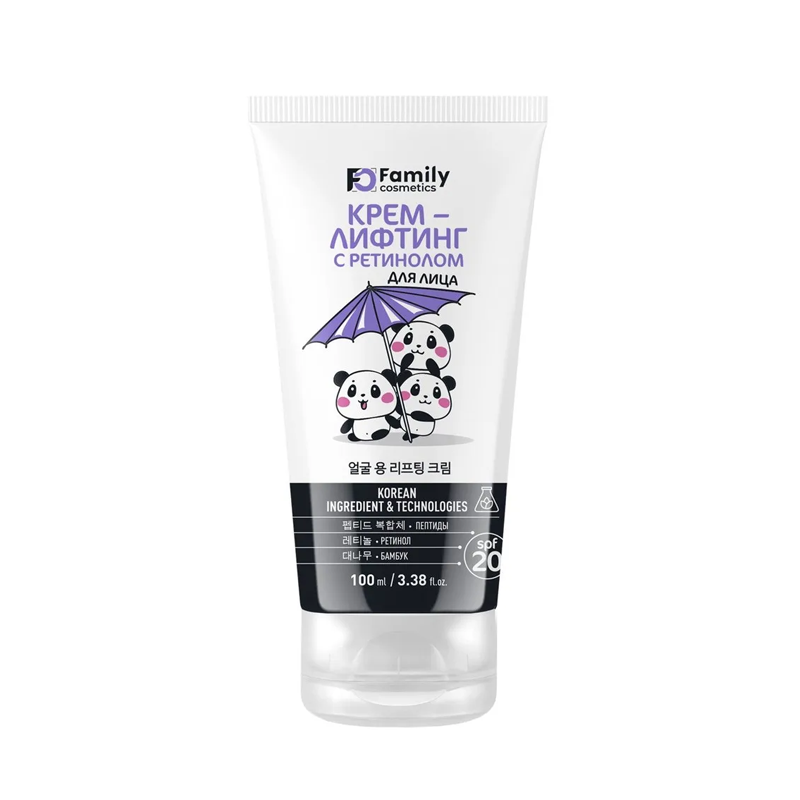 Крем-лифтинг для лица Family Cosmetics Panda Ретинол 100 мл