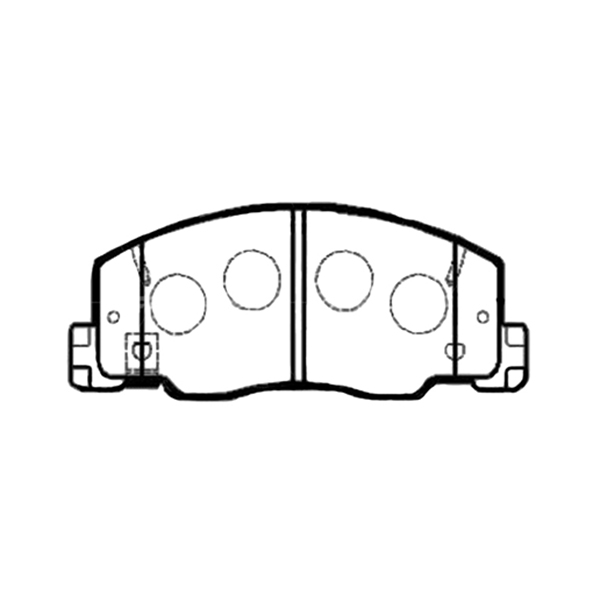 

Колодки дисковые перед Toyota Previa GK-1041