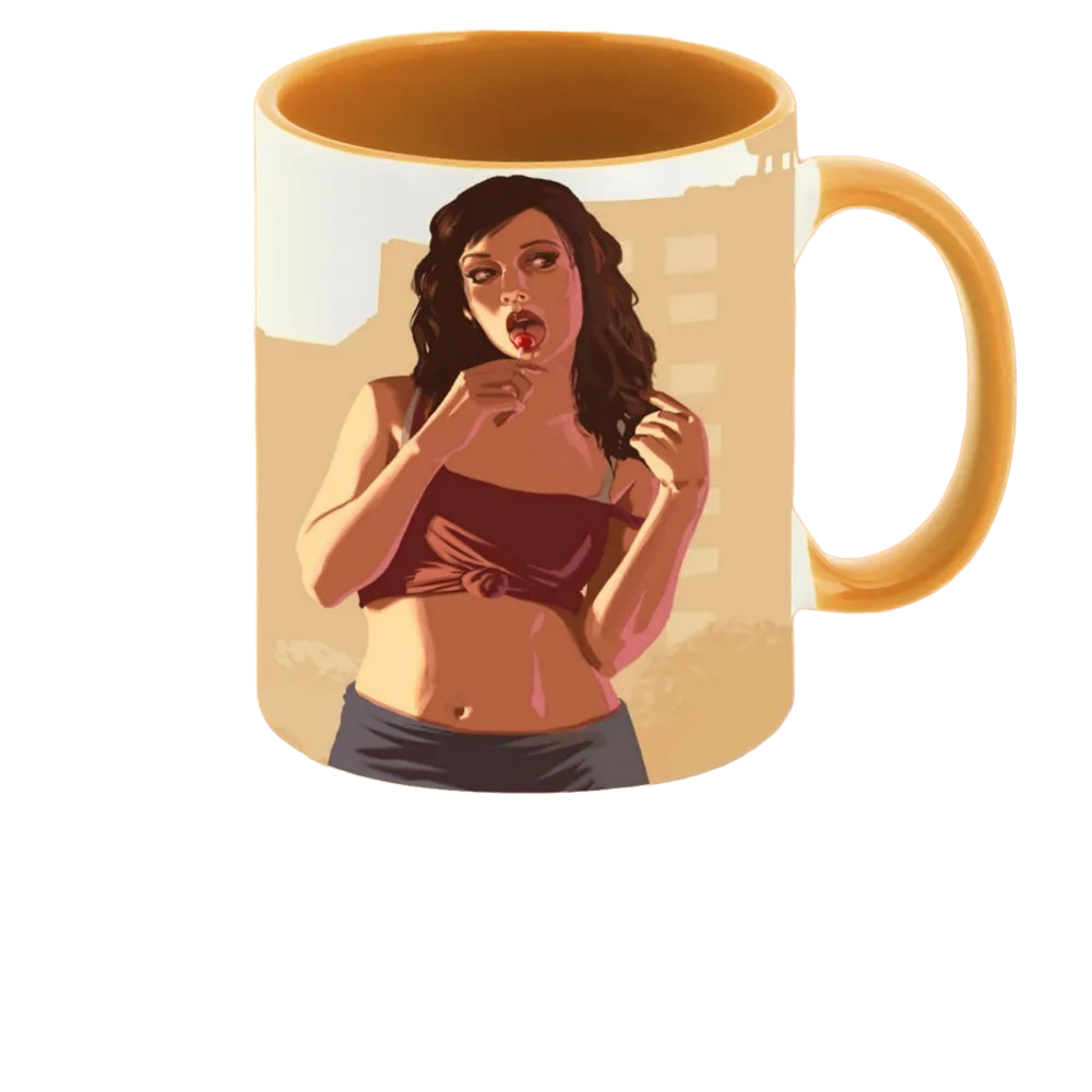 

Кружка CoolPodarok grand theft auto 4 Чупа Чупс