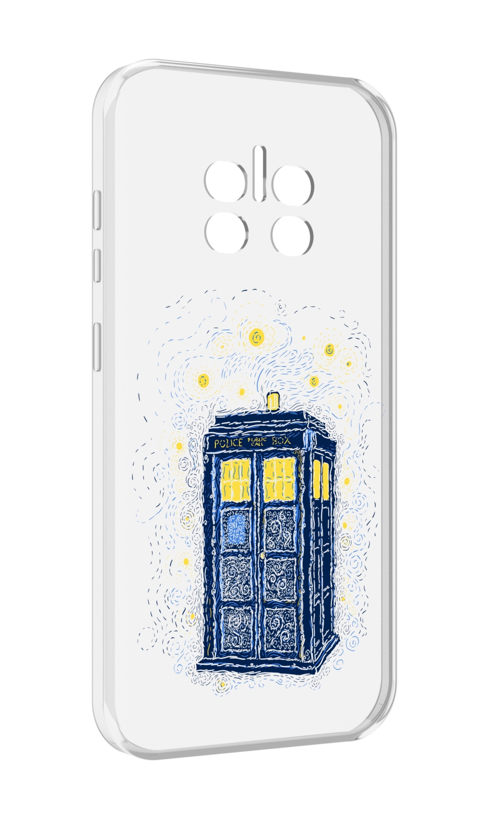 

Чехол MyPads будка рисунок для Doogee V11, Прозрачный, Tocco