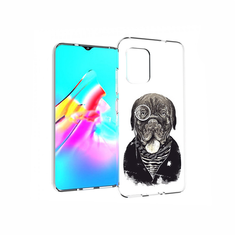 

Чехол MyPads Tocco для Asus Zenfone 8 солидный песик, Прозрачный, Tocco