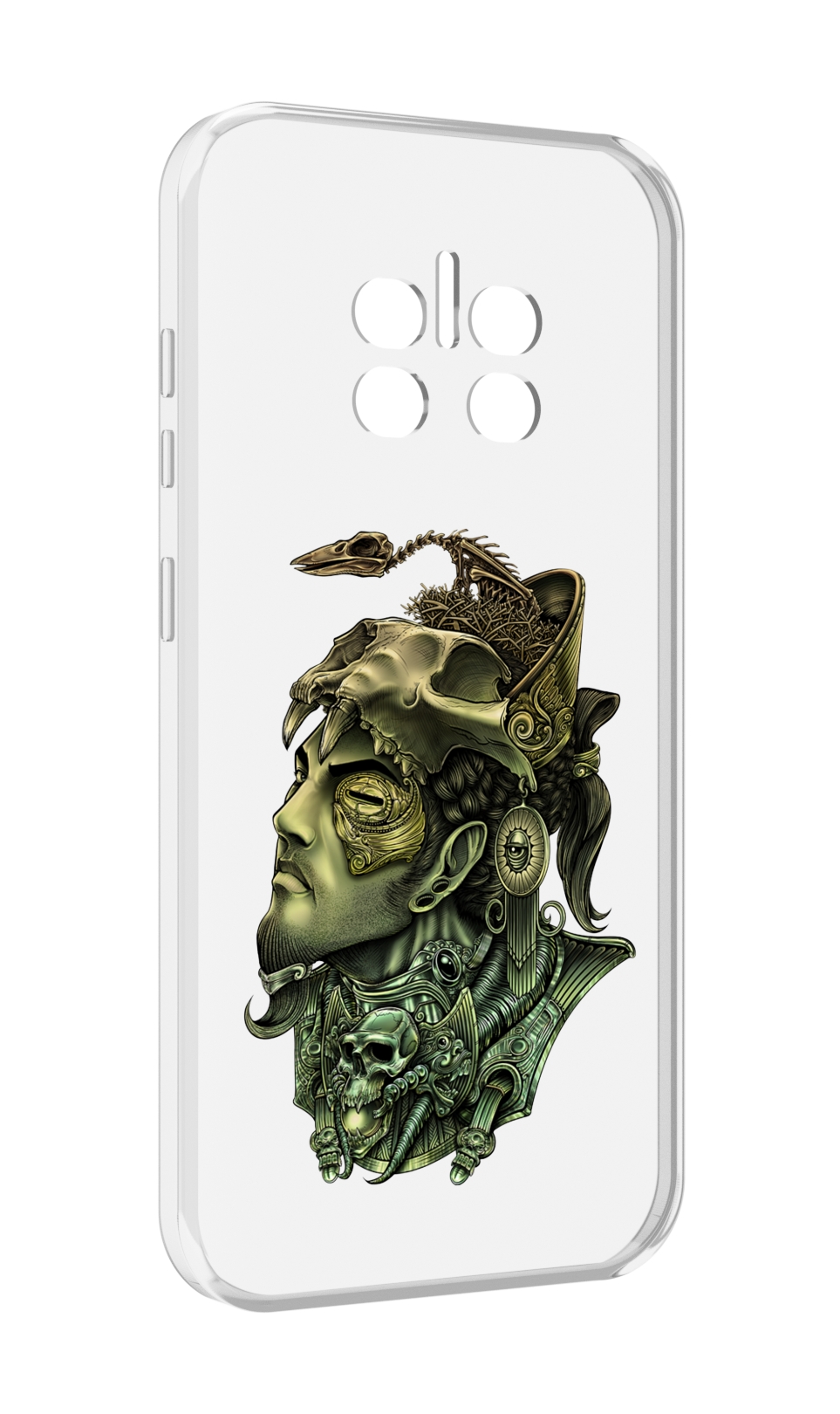 

Чехол MyPads бронзовый воин для Doogee V11, Прозрачный, Tocco