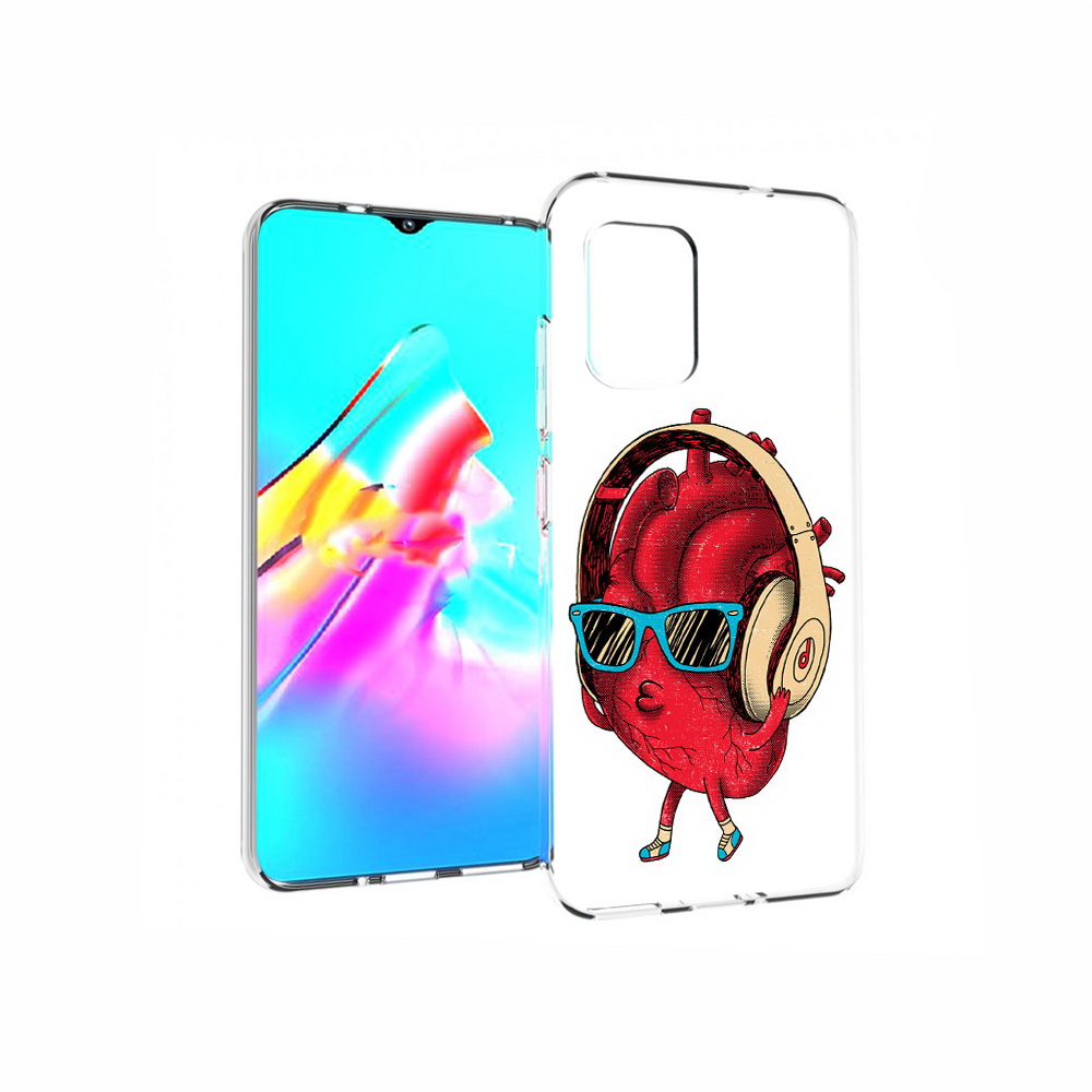 Чехол MyPads Tocco для Asus Zenfone 8 слушай сердце