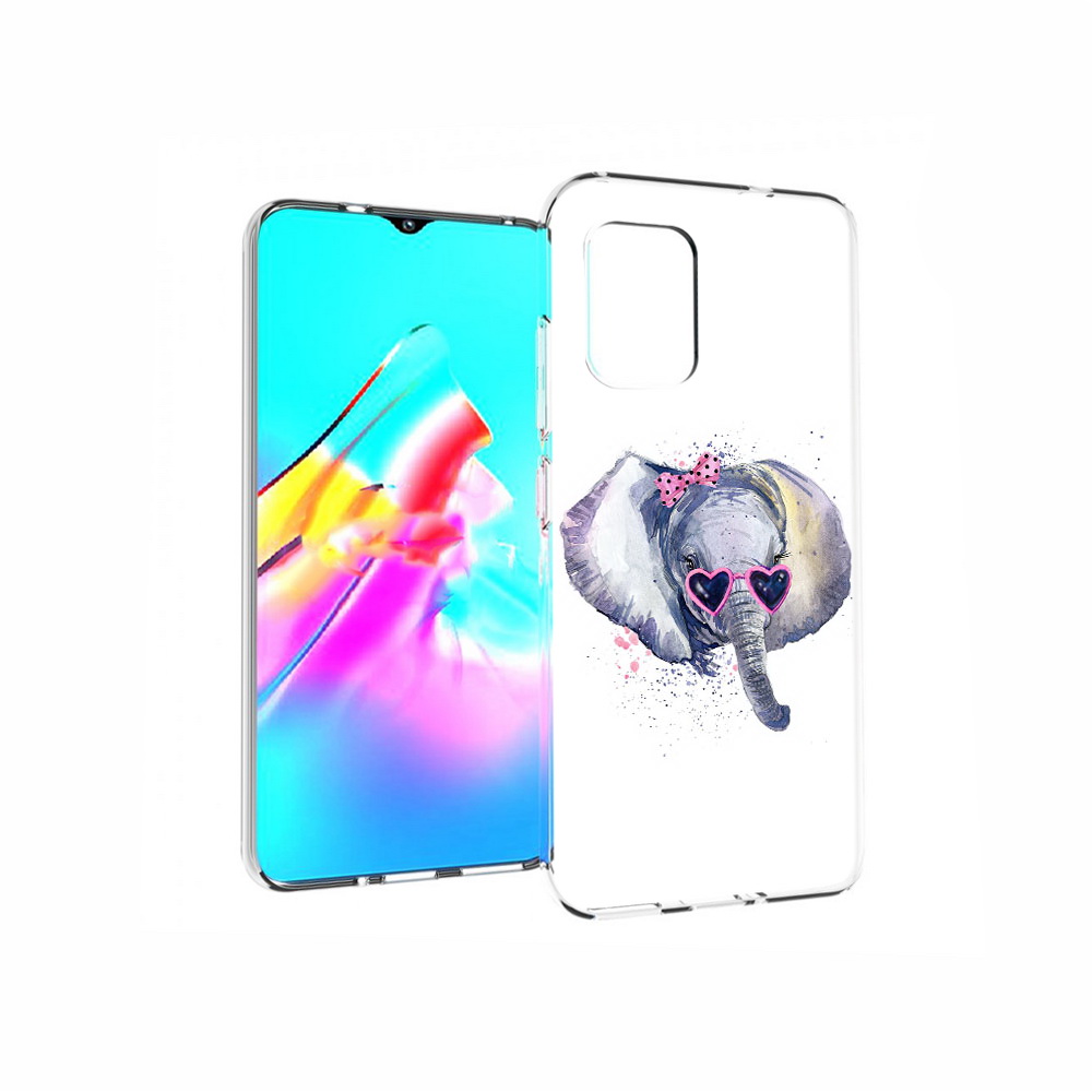 

Чехол MyPads Tocco для Asus Zenfone 8 слоник в очках, Прозрачный, Tocco