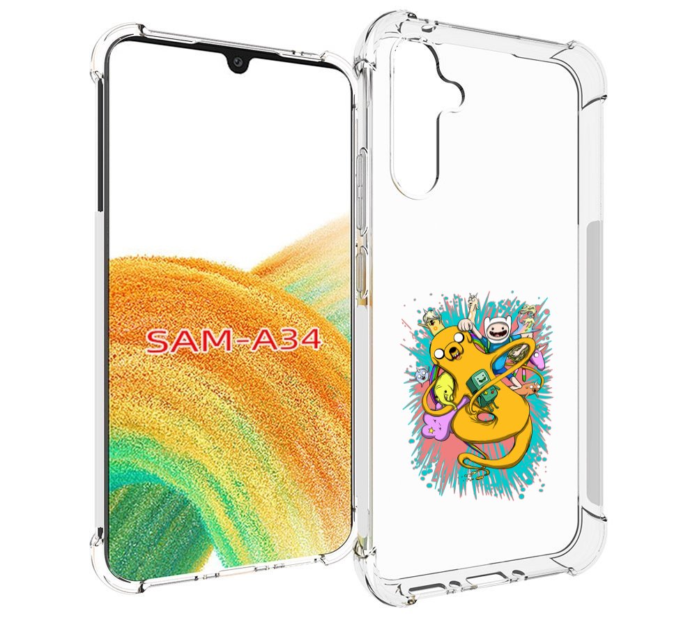 

Чехол MyPads время приключений рисунок для Samsung Galaxy A34, Tocco