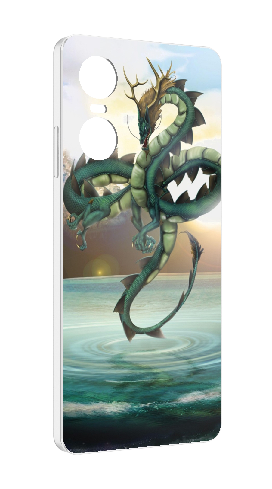 

Чехол Mypads Водяной-Дракон Для Tecno Pop 6 Pro, Прозрачный, Tocco