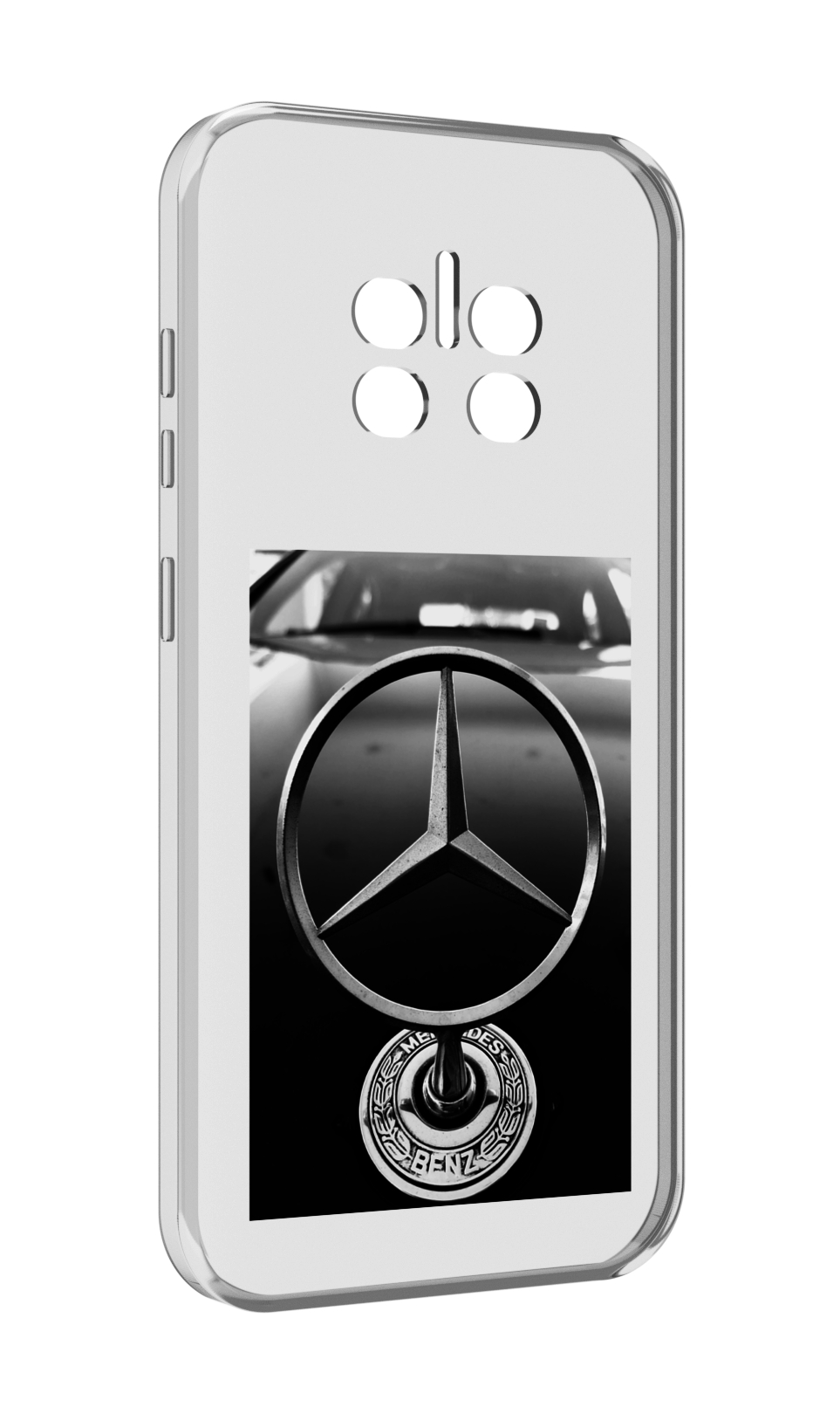 

Чехол MyPads mercedes 6 мужской для Doogee V11, Прозрачный, Tocco