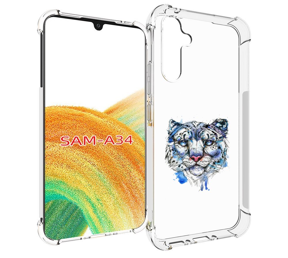 

Чехол MyPads водяной тигр для Samsung Galaxy A34, Tocco
