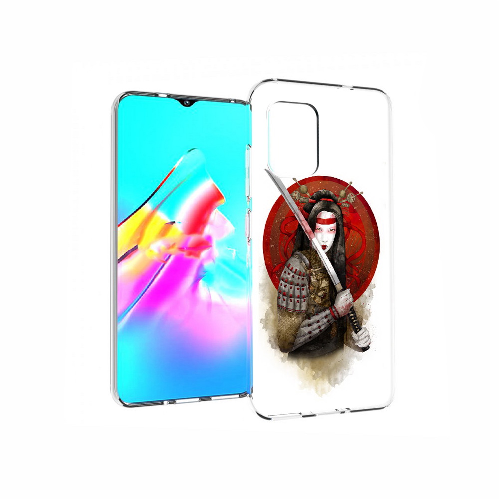 

Чехол MyPads Tocco для Asus Zenfone 8 рисованная девушка с катаной, Прозрачный, Tocco