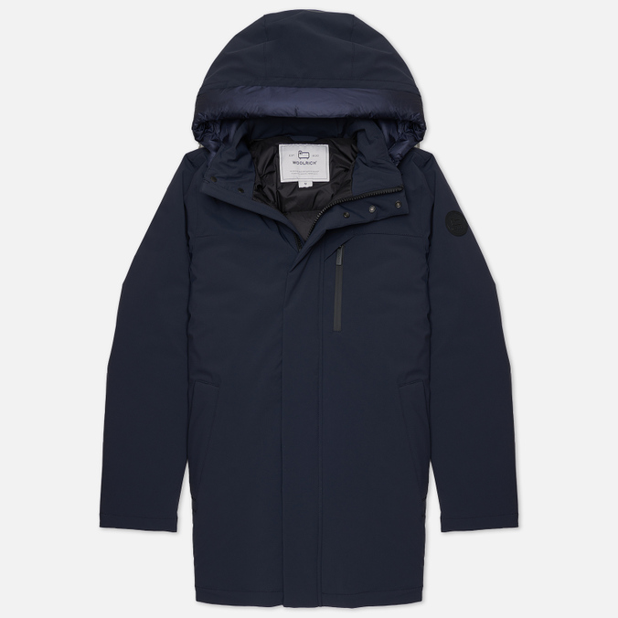 

Пуховик мужской Woolrich Mountain Stretch синий S, Mountain Stretch