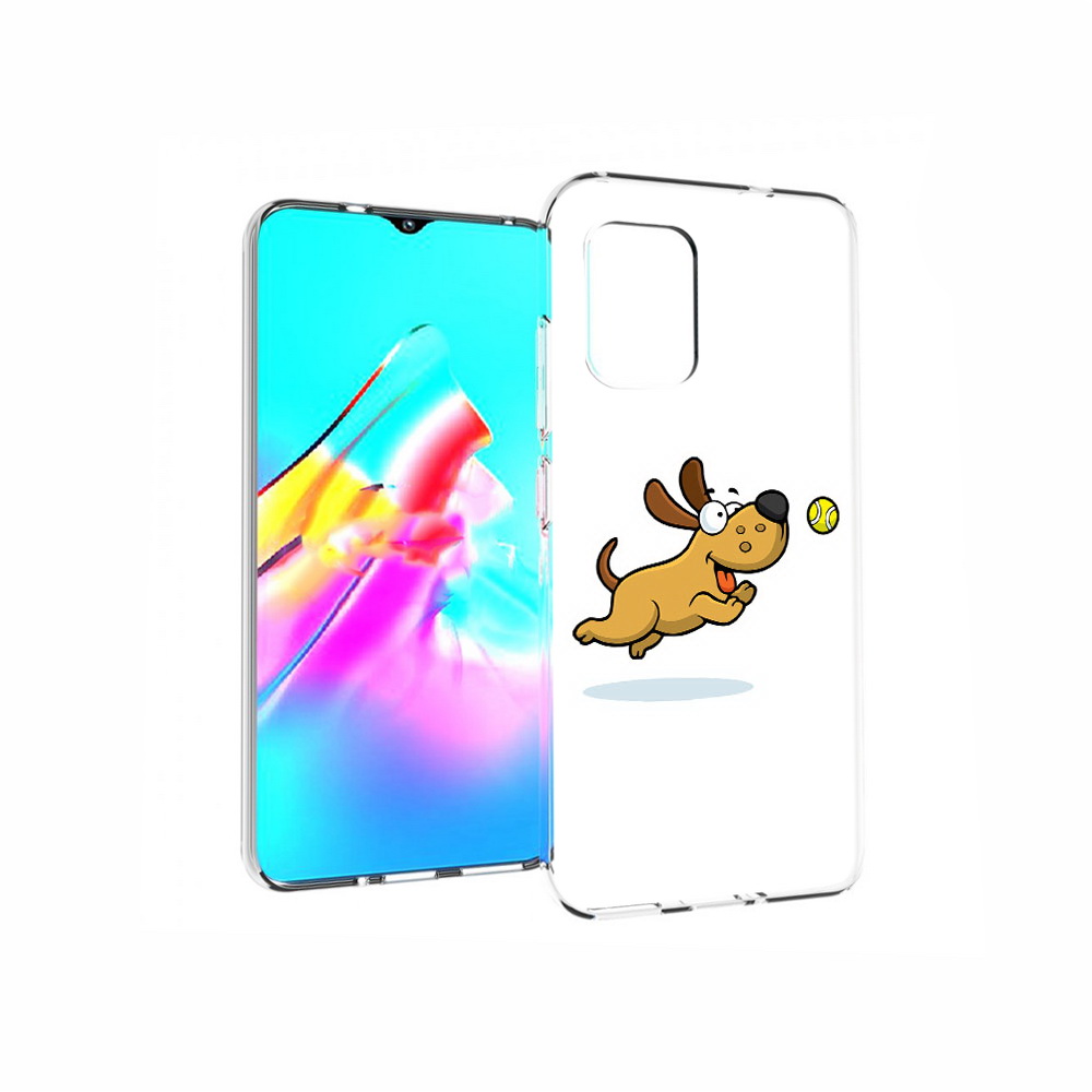 

Чехол MyPads Tocco для Asus Zenfone 8 пёсик, Прозрачный, Tocco