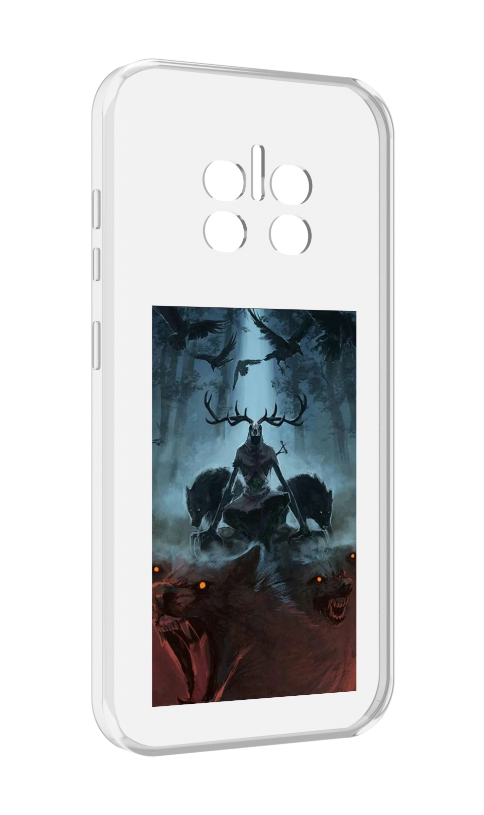 

Чехол MyPads лось демон для Doogee V11, Прозрачный, Tocco